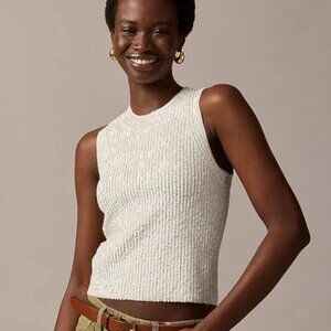 NWT J.Crew Collection sequin halter sweater-tank